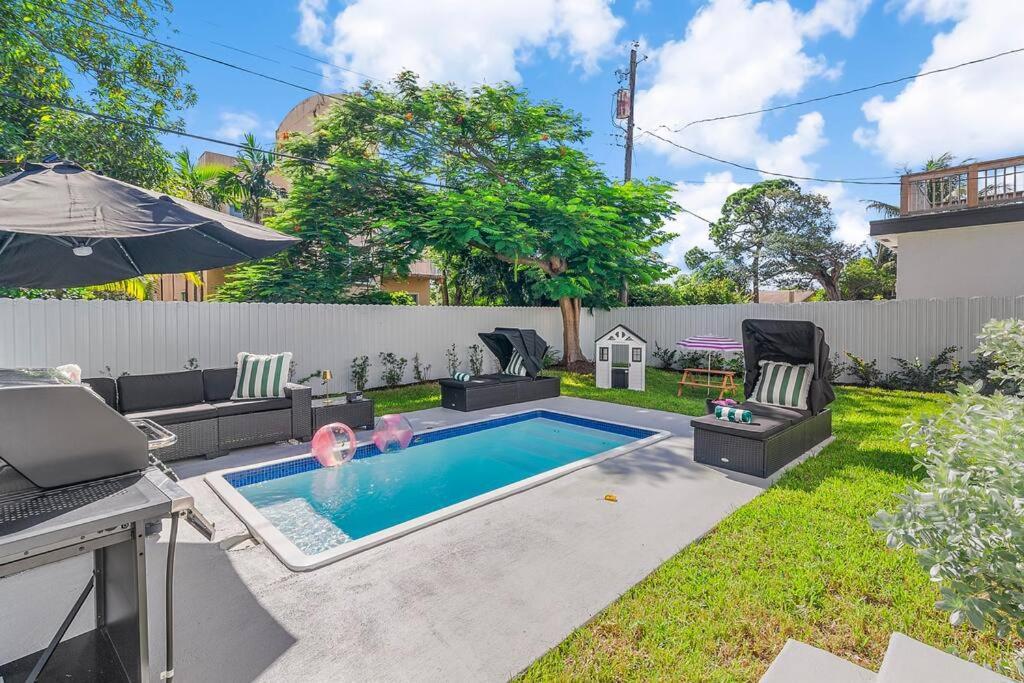 Stylish 4-Bedroom Near Downtown Fort Lauderdale Ngoại thất bức ảnh